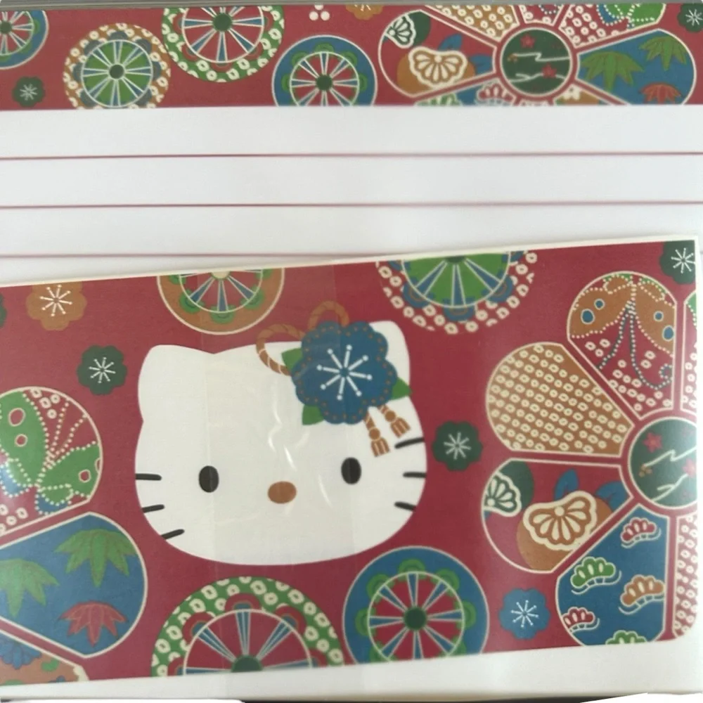 Vintage Y2K Hello Kitty Sanrio Japanese Floral Stationary Set 2000 Kawaii NWT
